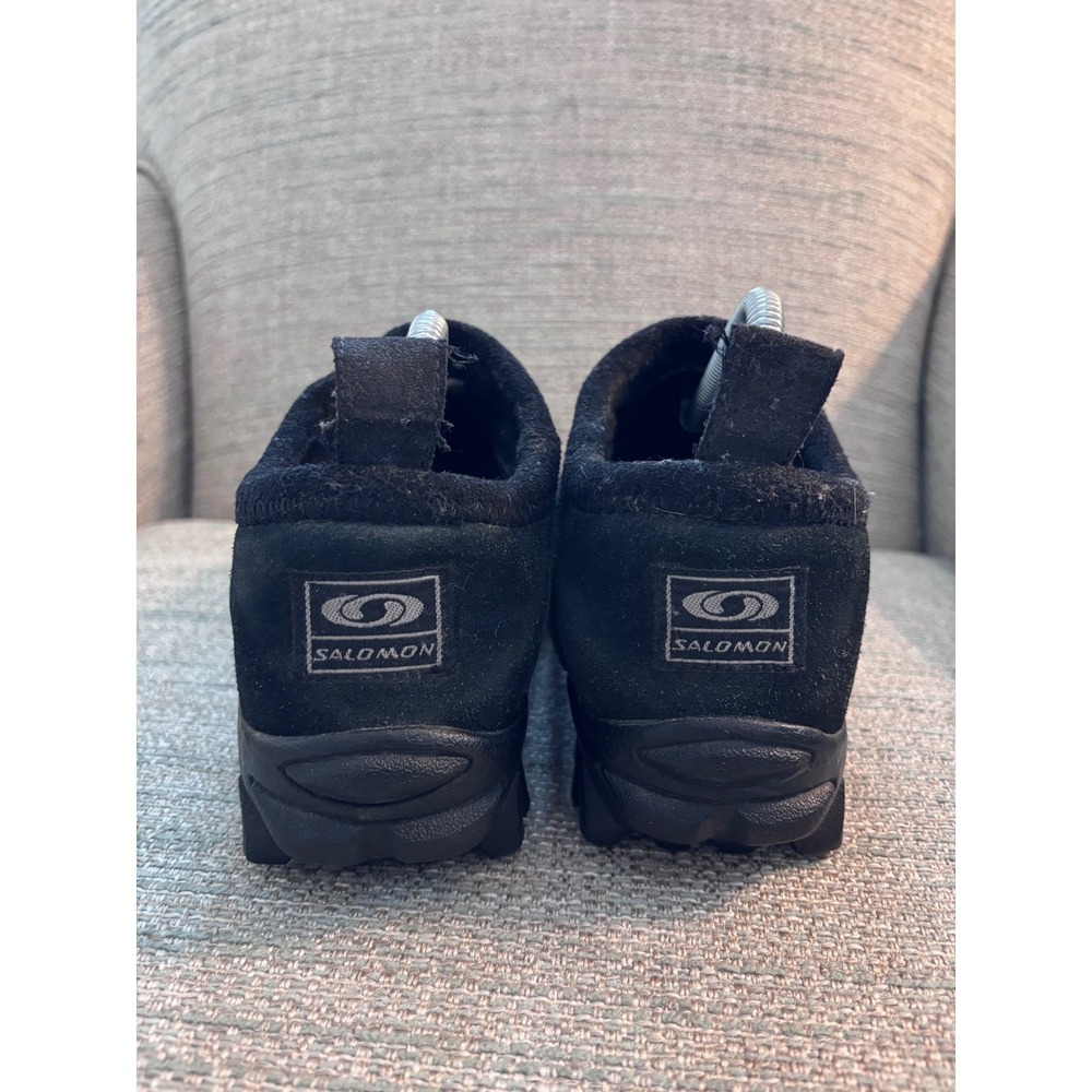 Vintage Salomon Snowclog Black Suede Slip On Winter Shoe Womens 8 871368 - Picture 5 of 11